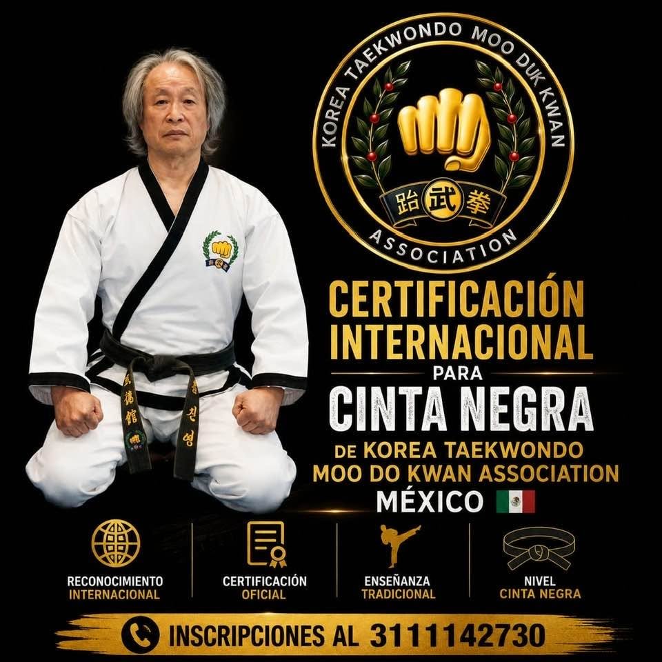 Certificación internacional para cinta negra